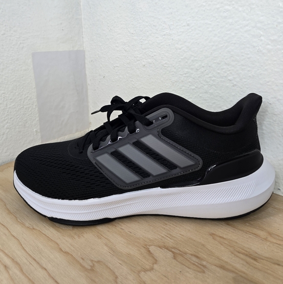 Adidas ULTRABOUNCE Running Men's Shoes Black/White HP5796 - Picture 1 of 12